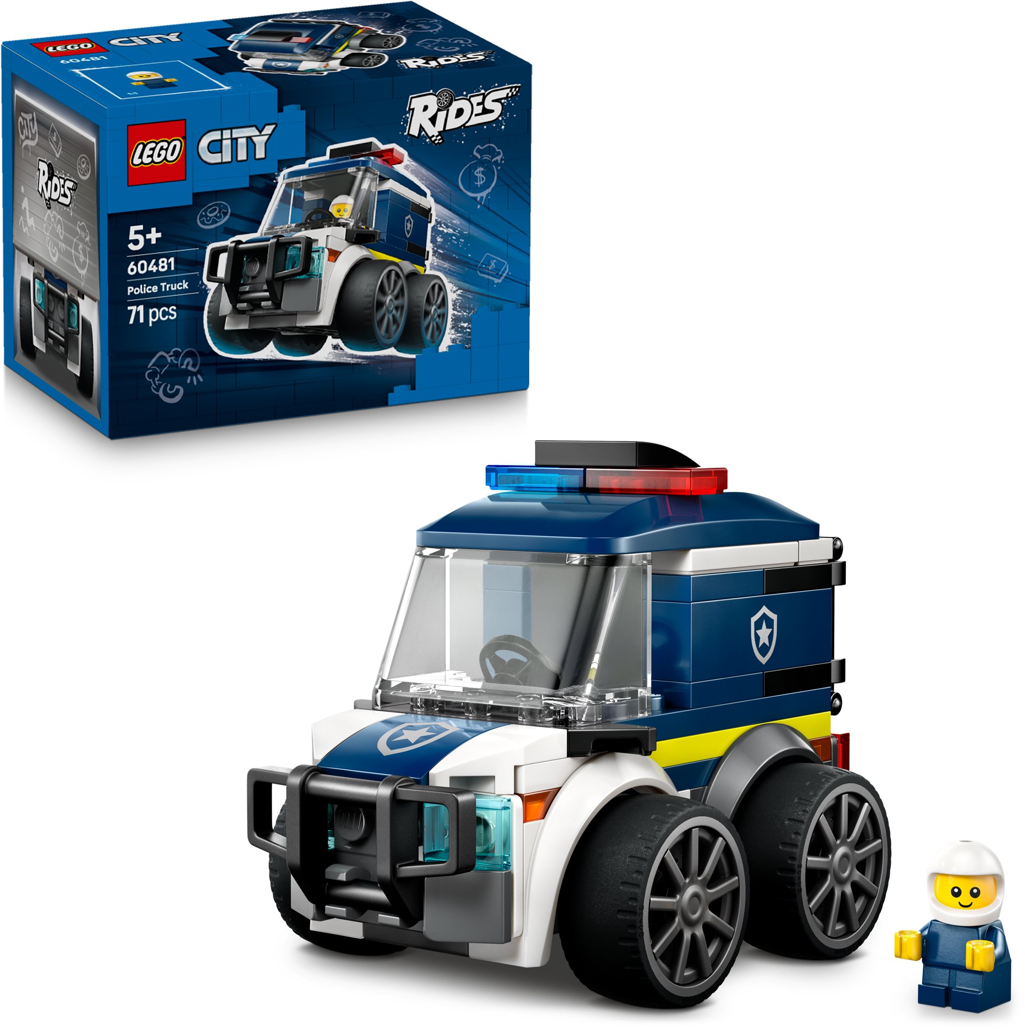 LEGO® City 60481 Autíčka – Policajná dodávka