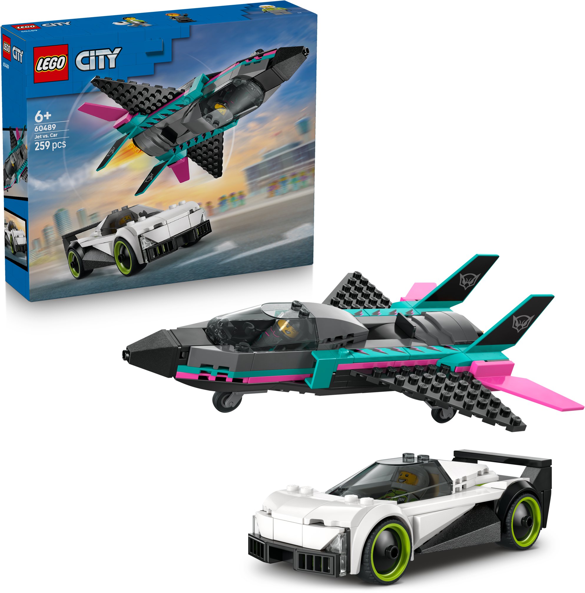 LEGO® City 60489 Stíhačka vs. auto