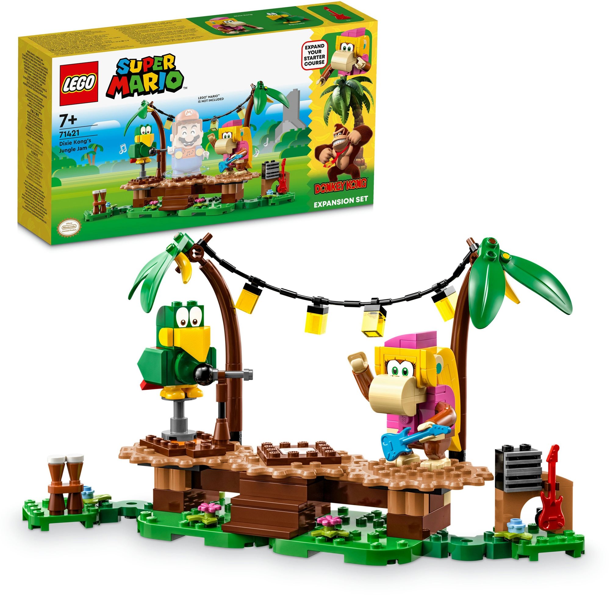 LEGO® Super Mario™ 71421 Dixie Kong a koncert v džungli – rozširujúci set
