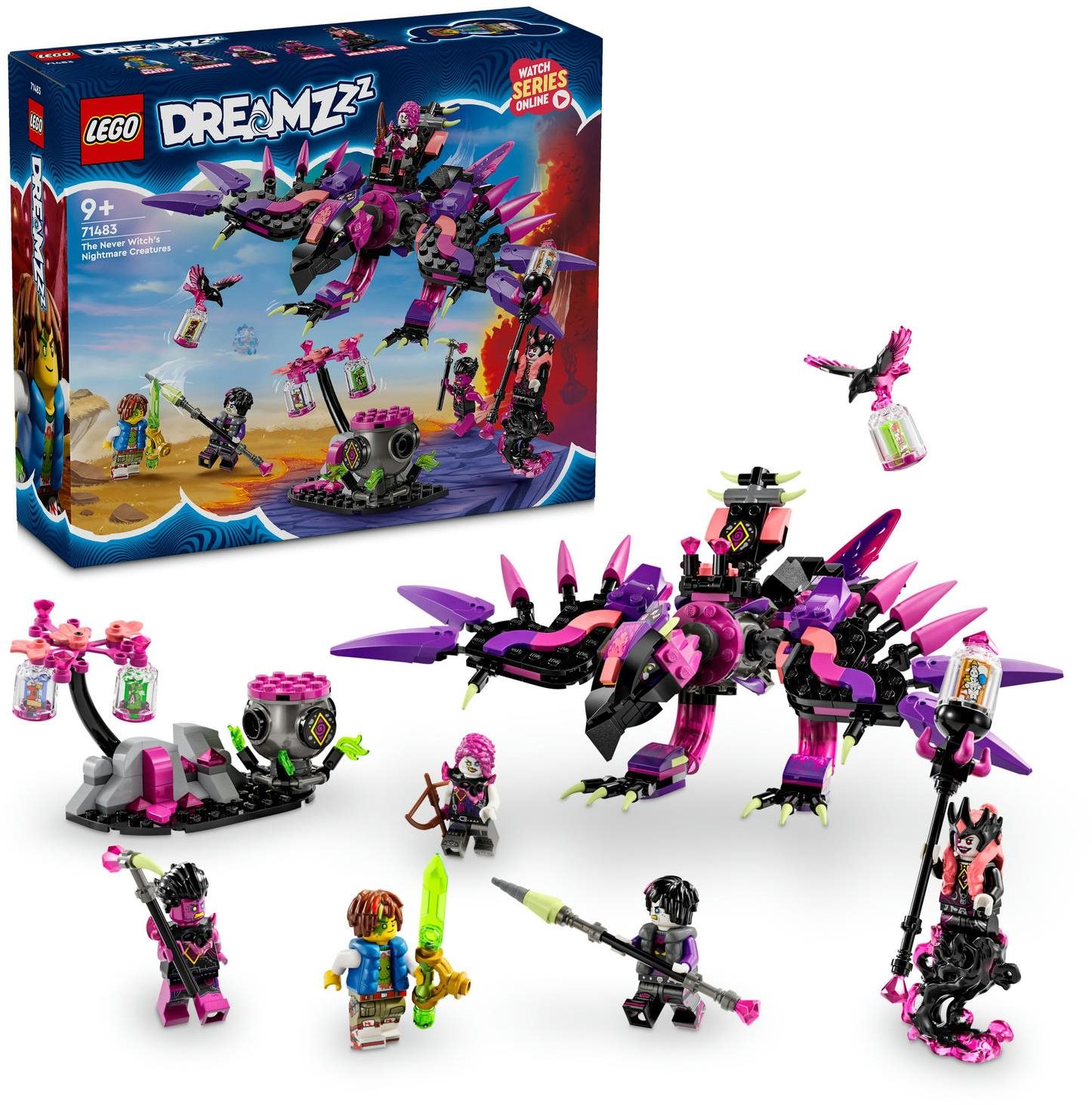 LEGO® DREAMZzz™ 71483 Nikdyčarodejnica a jej stvorenia z nočnej mory