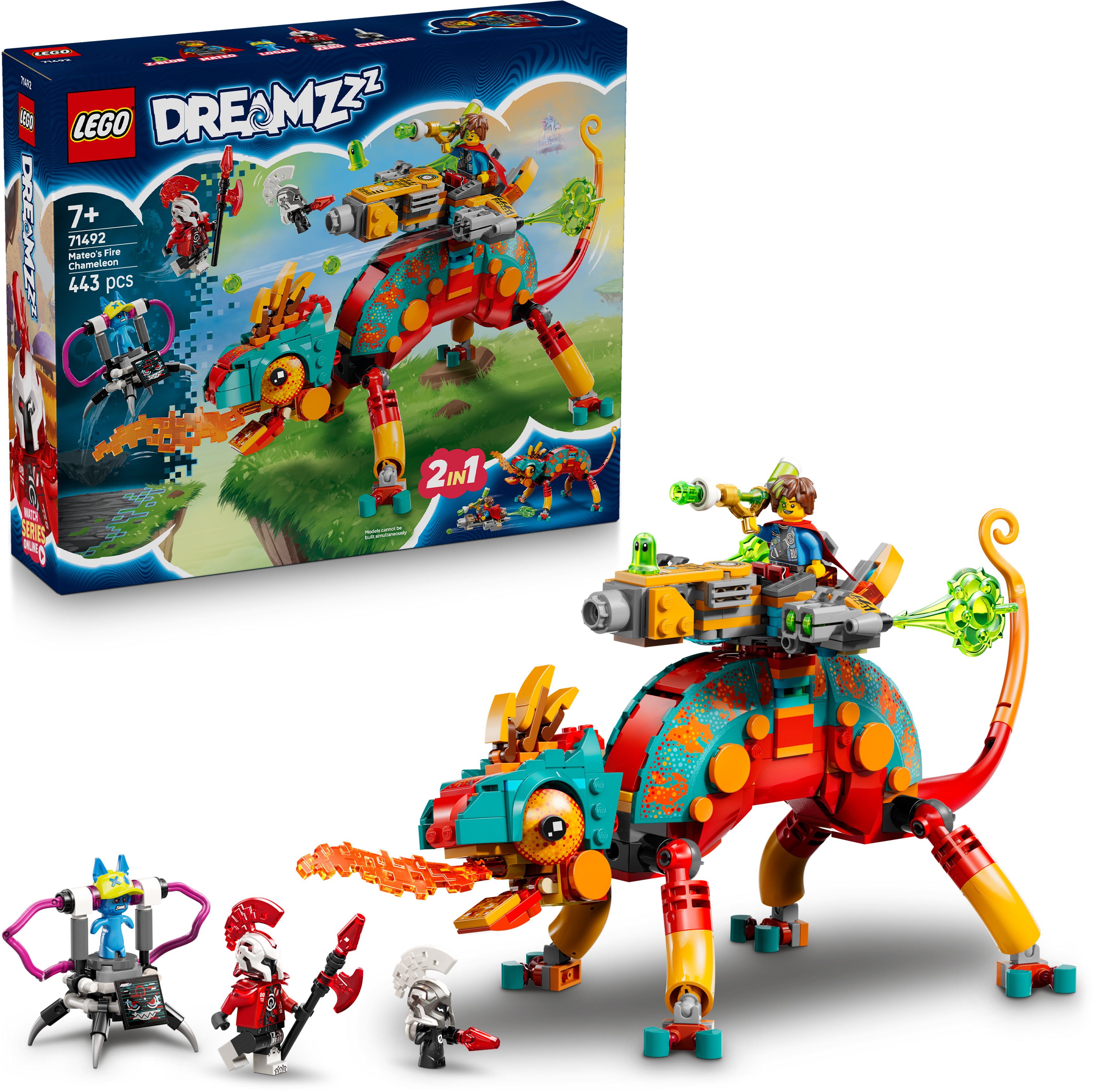 LEGO® DREAMZzz™ 71492 Mateo a jeho ohnivý chameleón