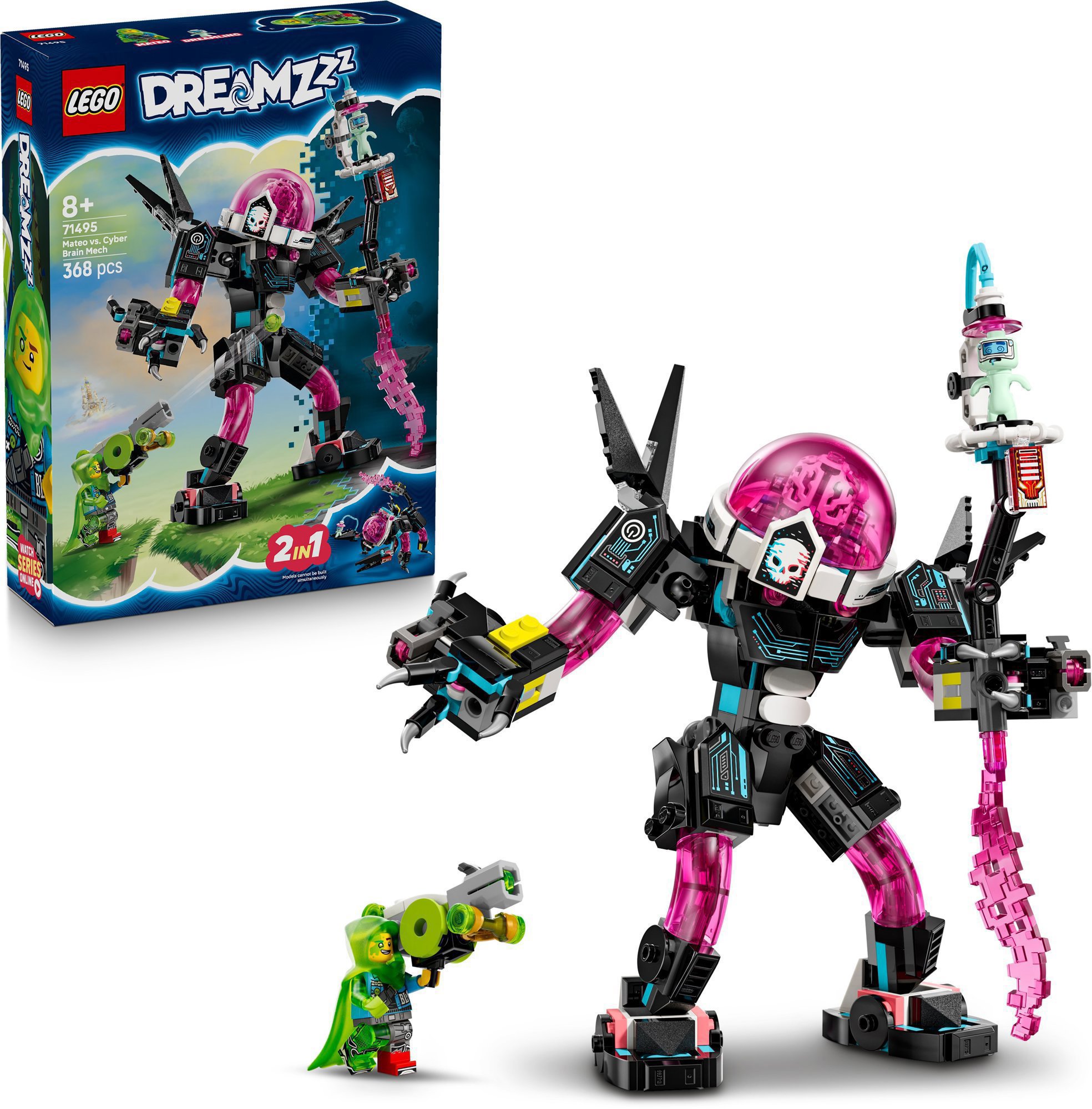 LEGO® DREAMZzz™ 71495 Mateo vs. Kybermozgový robot