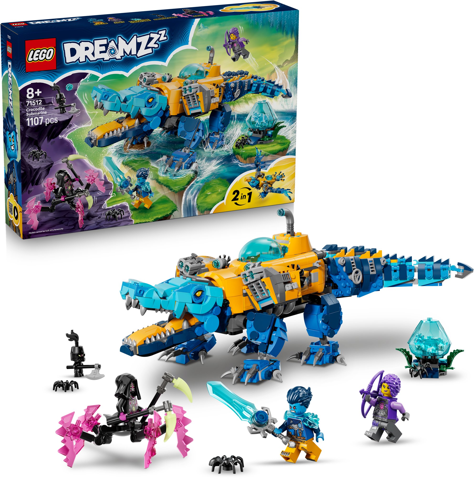 LEGO® DREAMZzz 71512 Krokodília ponorka