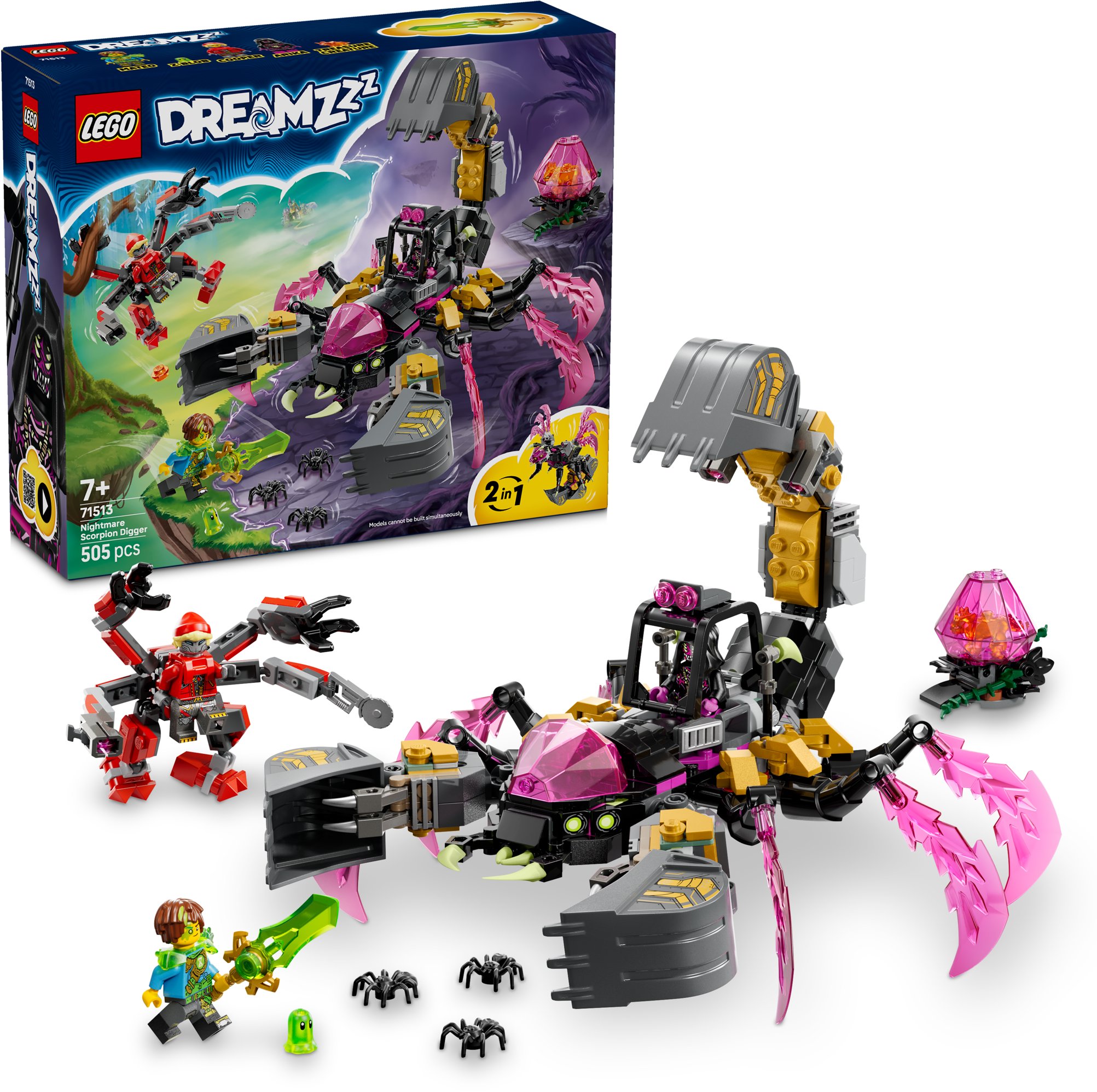 LEGO® DREAMZzz 71513 Škorpiónie rýpadlo z nočných môr