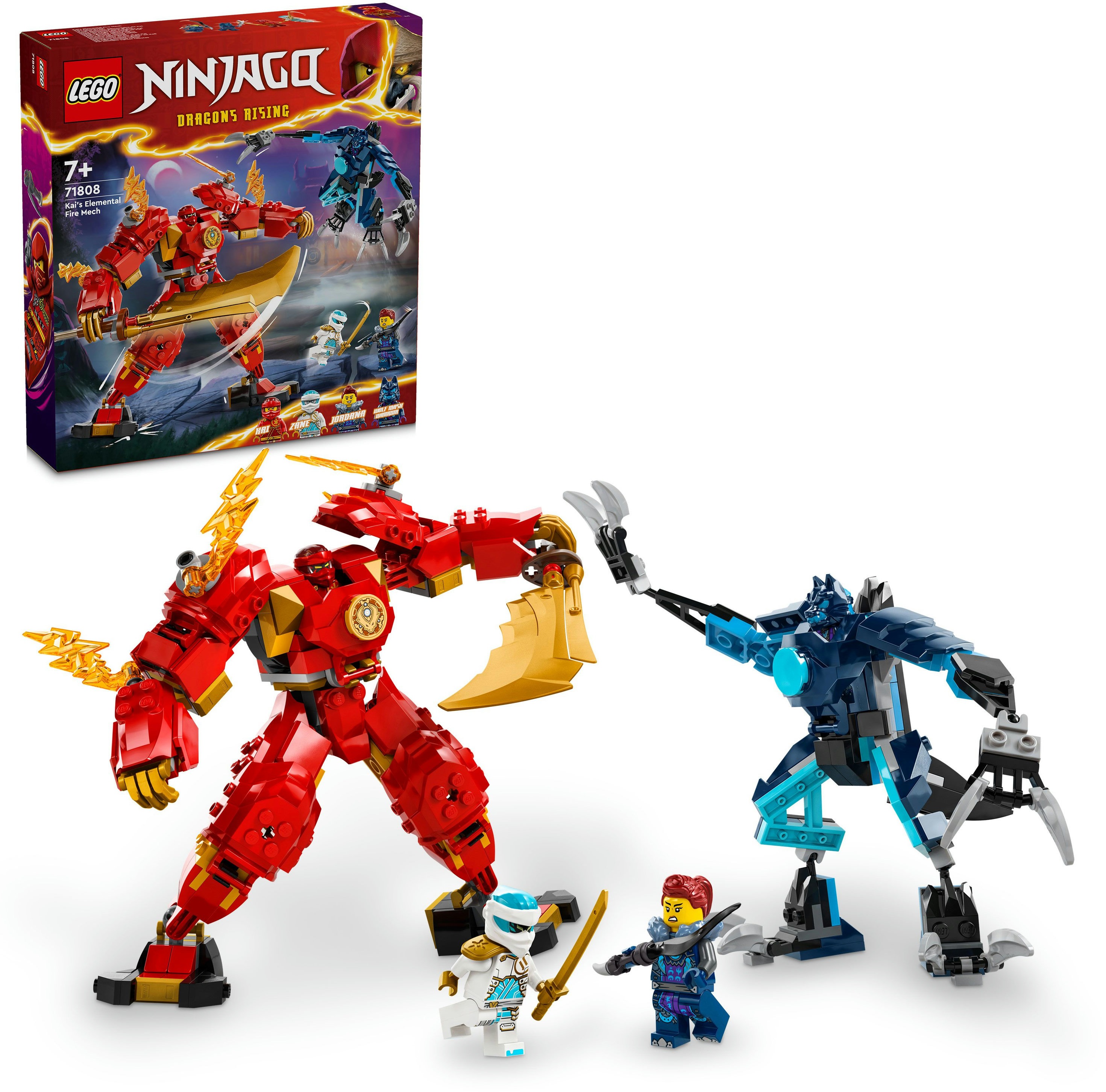 LEGO® NINJAGO® 71808 Kaiov živelný ohnivý robot