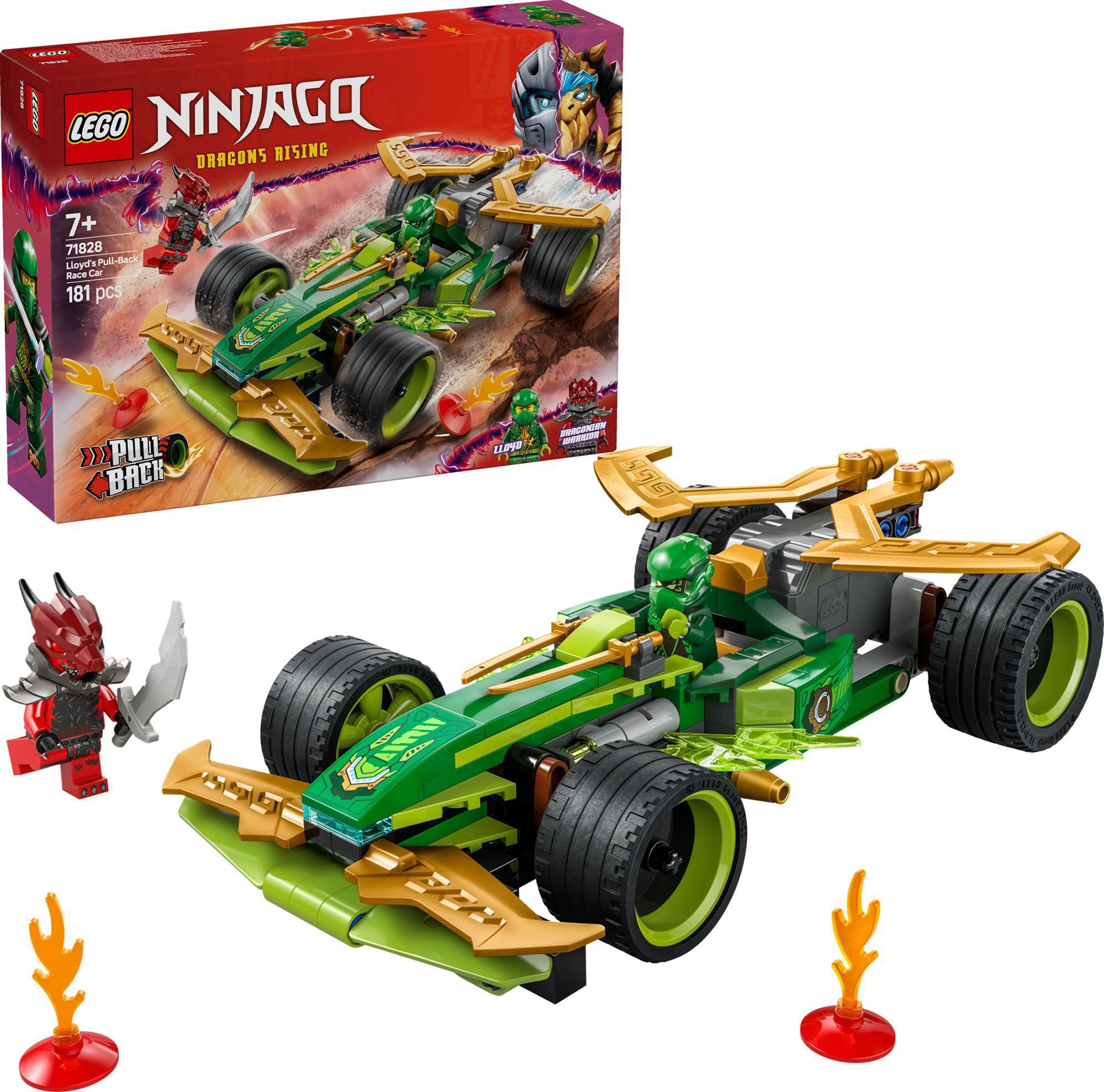 LEGO® NINJAGO® 71828 Lloydovo pretekárske auto s naťahovacím motorom