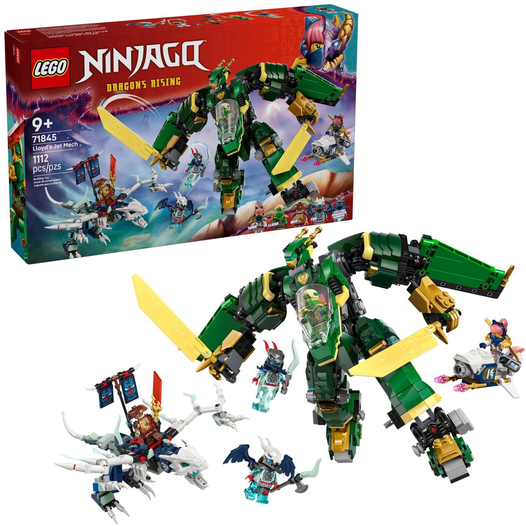 LEGO® NINJAGO® 71845 Lloydov tryskáčový robot