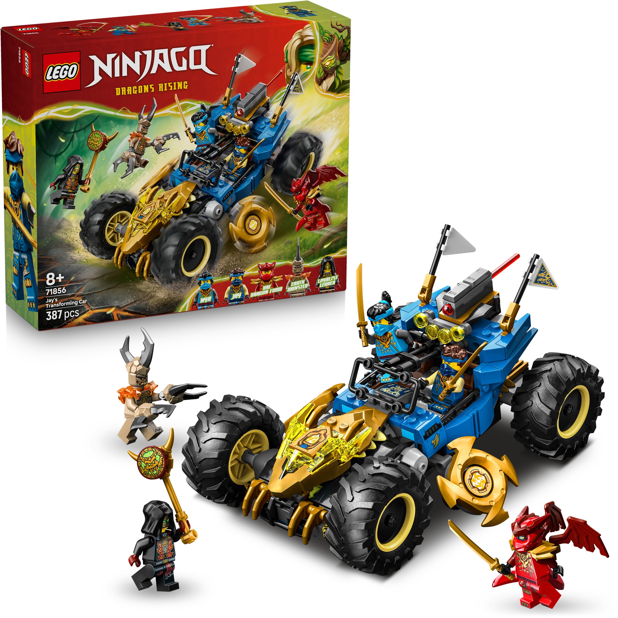 LEGO® NINJAGO® 71856 Jay a jeho transformačné auto