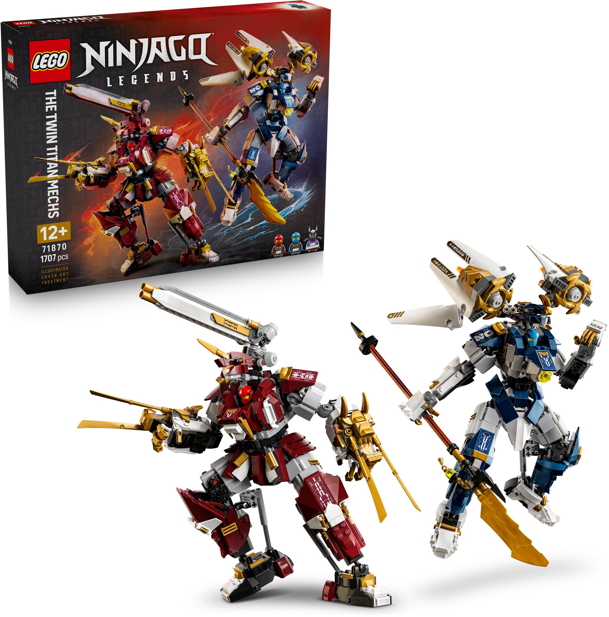 LEGO® NINJAGO® 71870 Dvojica titánových robotov