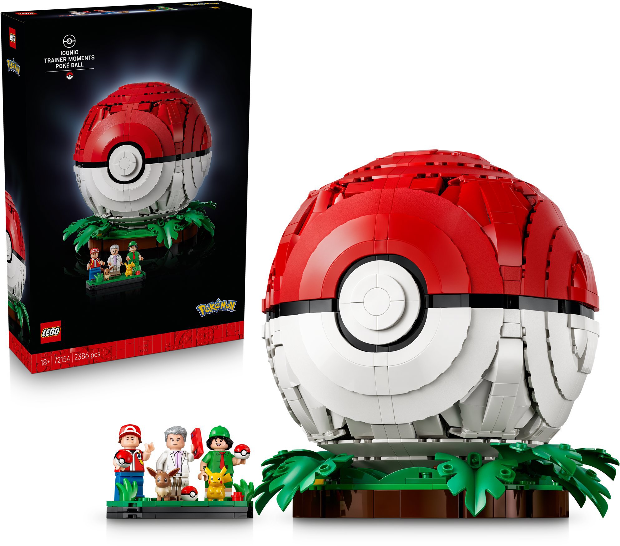LEGO® Pokémon 72154 Poké Ball s ikonickými momentmi Trénerov