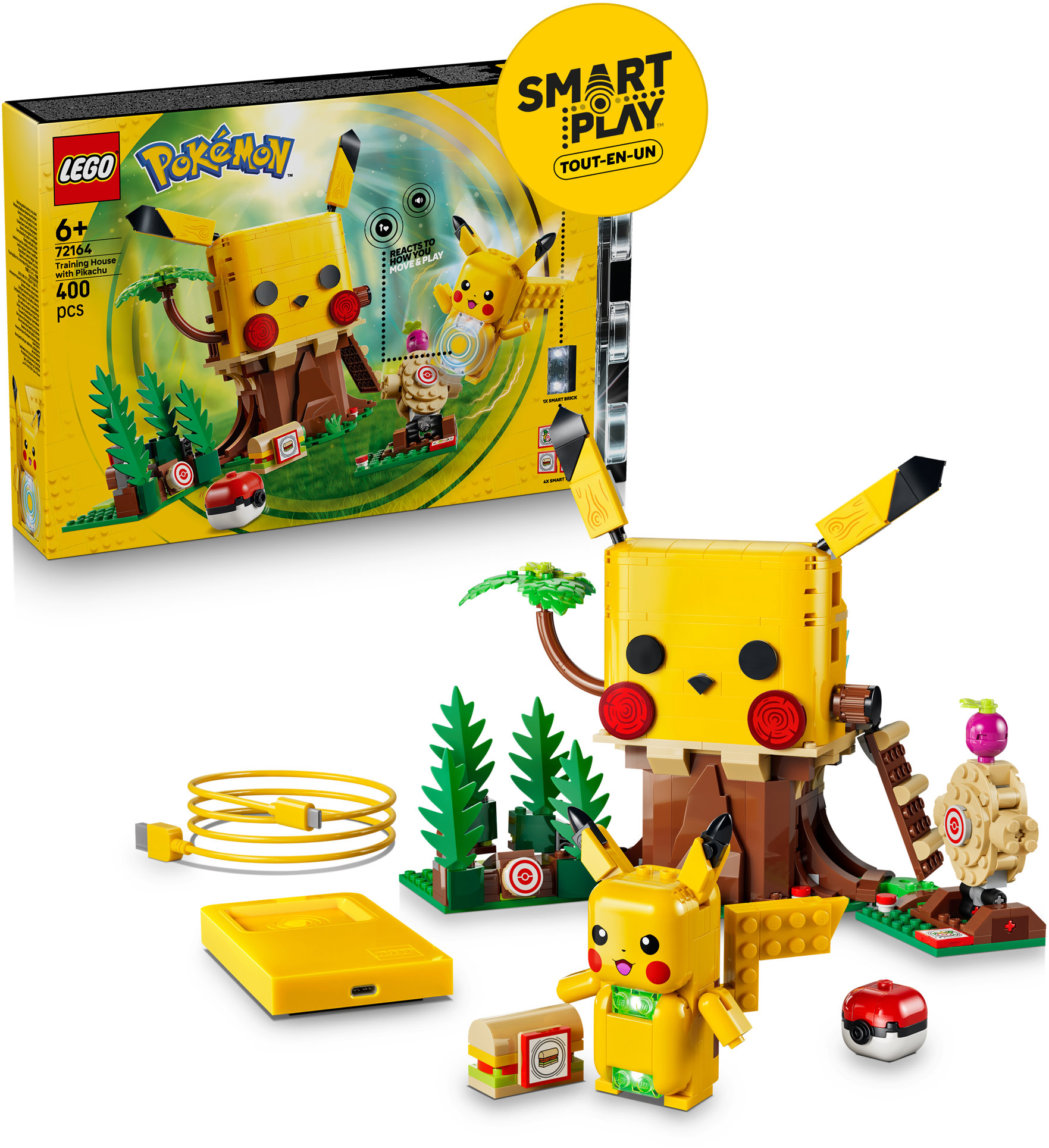 LEGO® Pokémon™ 72164 SMART Play™: Pikachu – tréningový domček