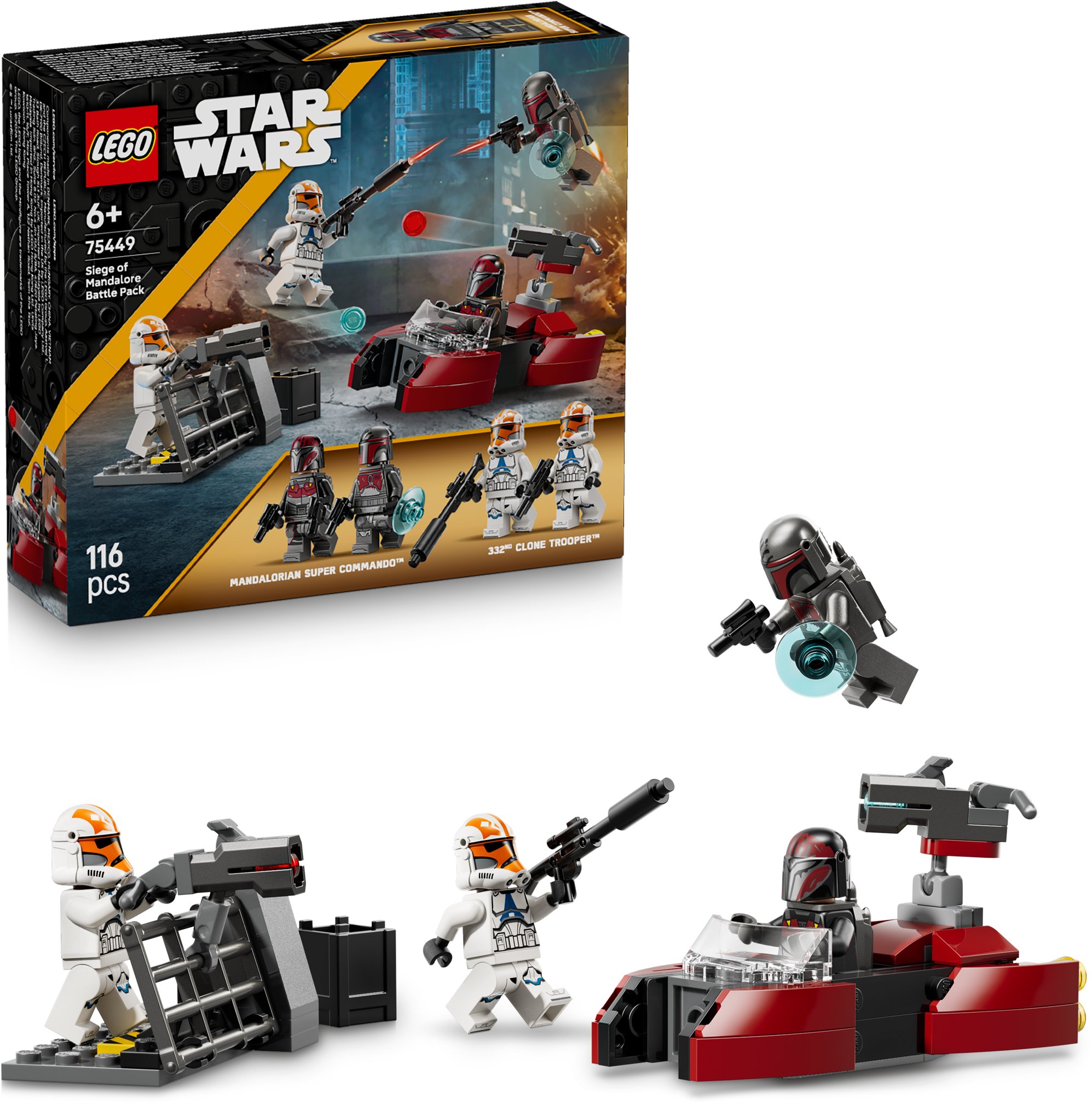 LEGO® Star Wars™ 75449 Bojový balíček obliehania Mandalore