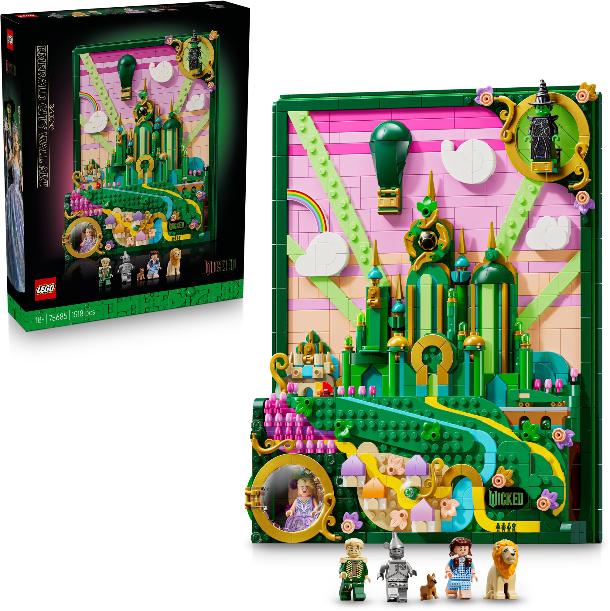 LEGO® Wicked 75685 Nástenné umenie: Emerald City