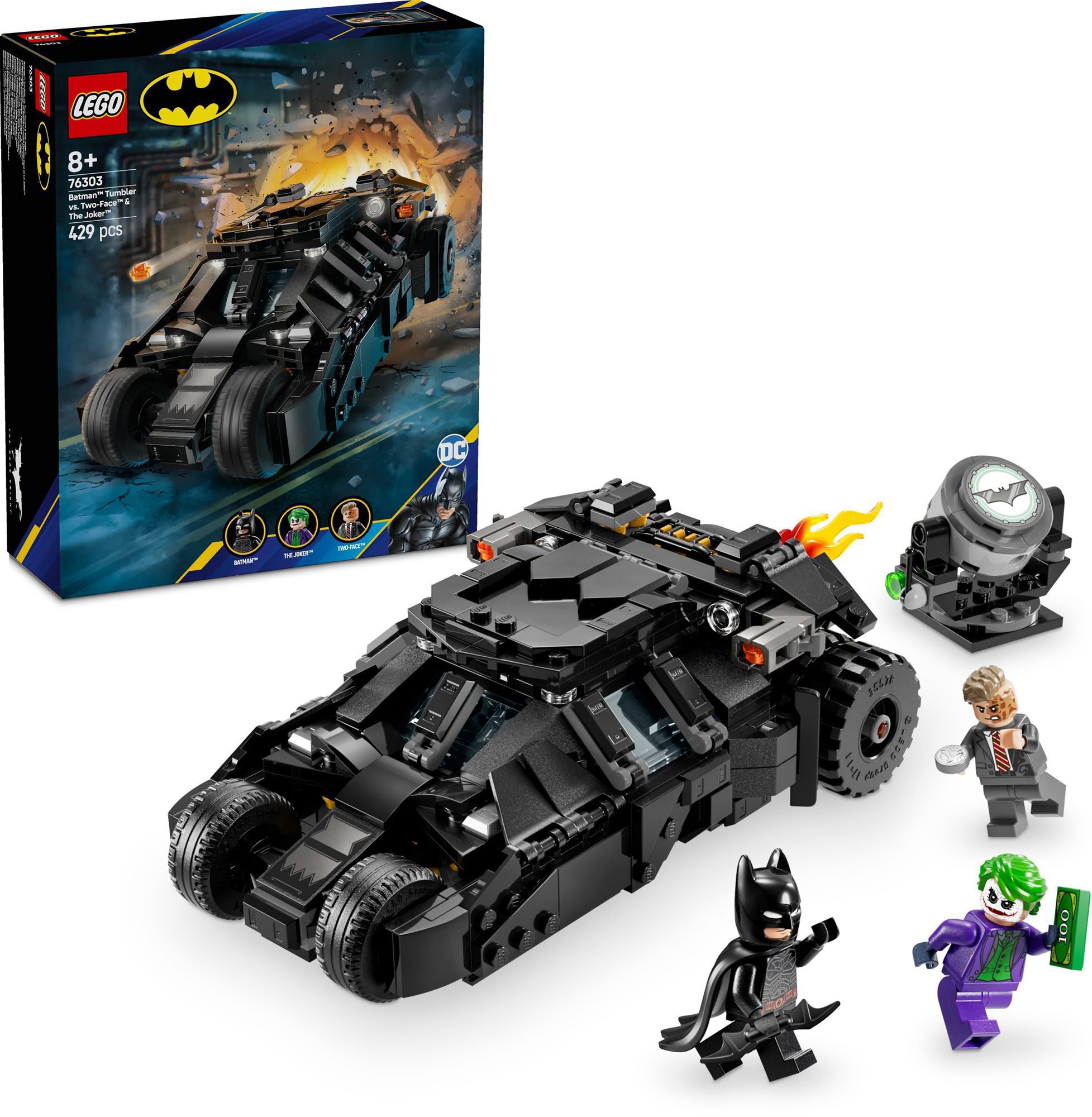 LEGO® DC Batman™ 76303 Batman™ Tumbler vs. Two-Face™ a Joker™