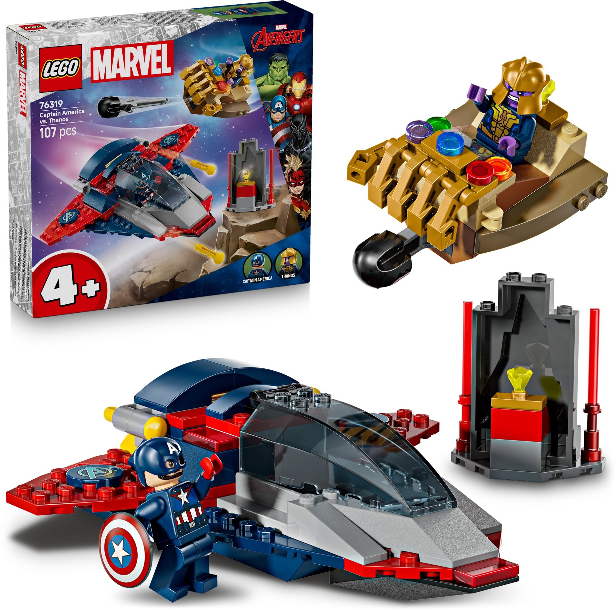 LEGO® ǀ Marvel 76319 Kapitán Amerika vs. Thanos