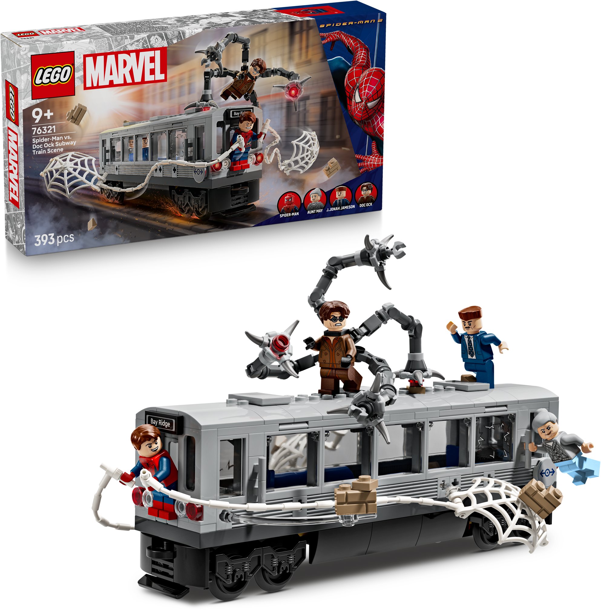 LEGO® ǀ Marvel 76321 Spider-Man vs. Doc Ock: Scéna v metre