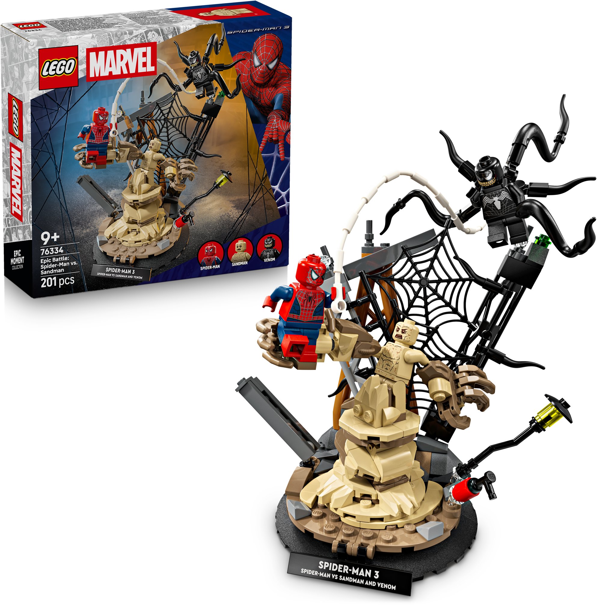 LEGO® | Marvel 76334 Epický súboj: Spider-Man vs. Sandman