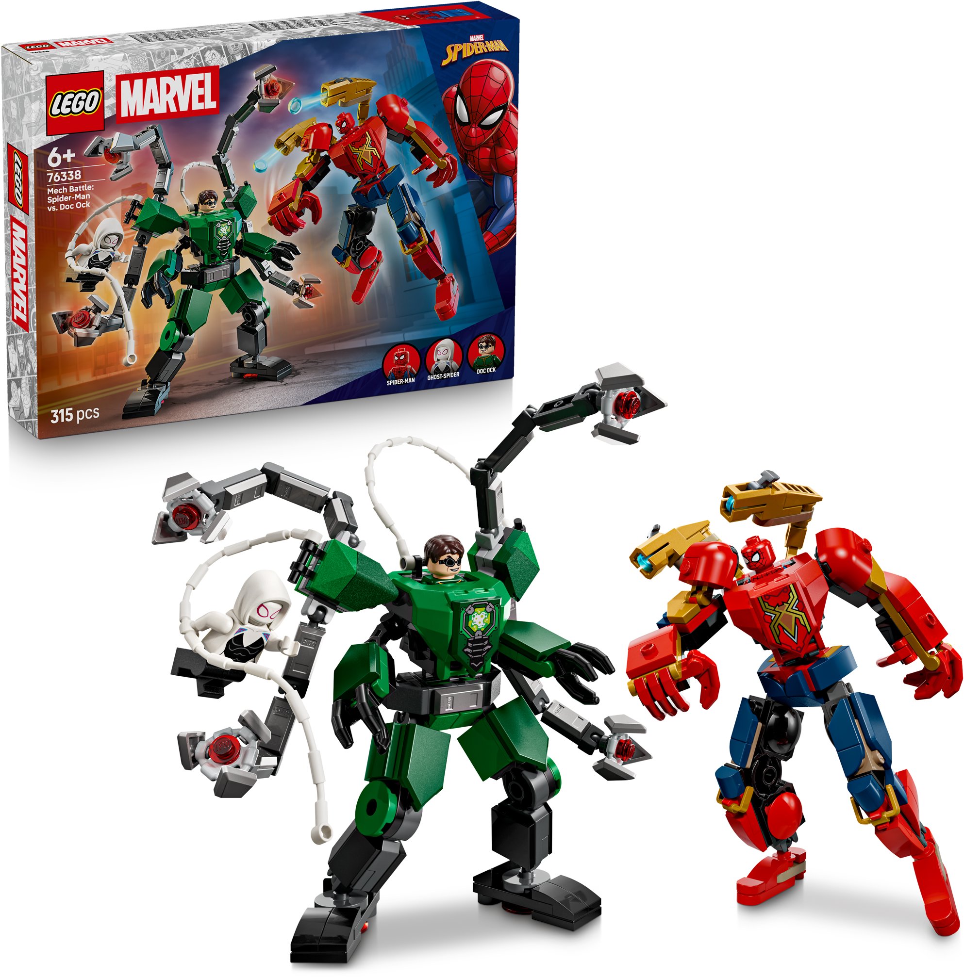 LEGO® Super Heroes 76338 Bitka robotov: Spider-Man vs. Doc Ock