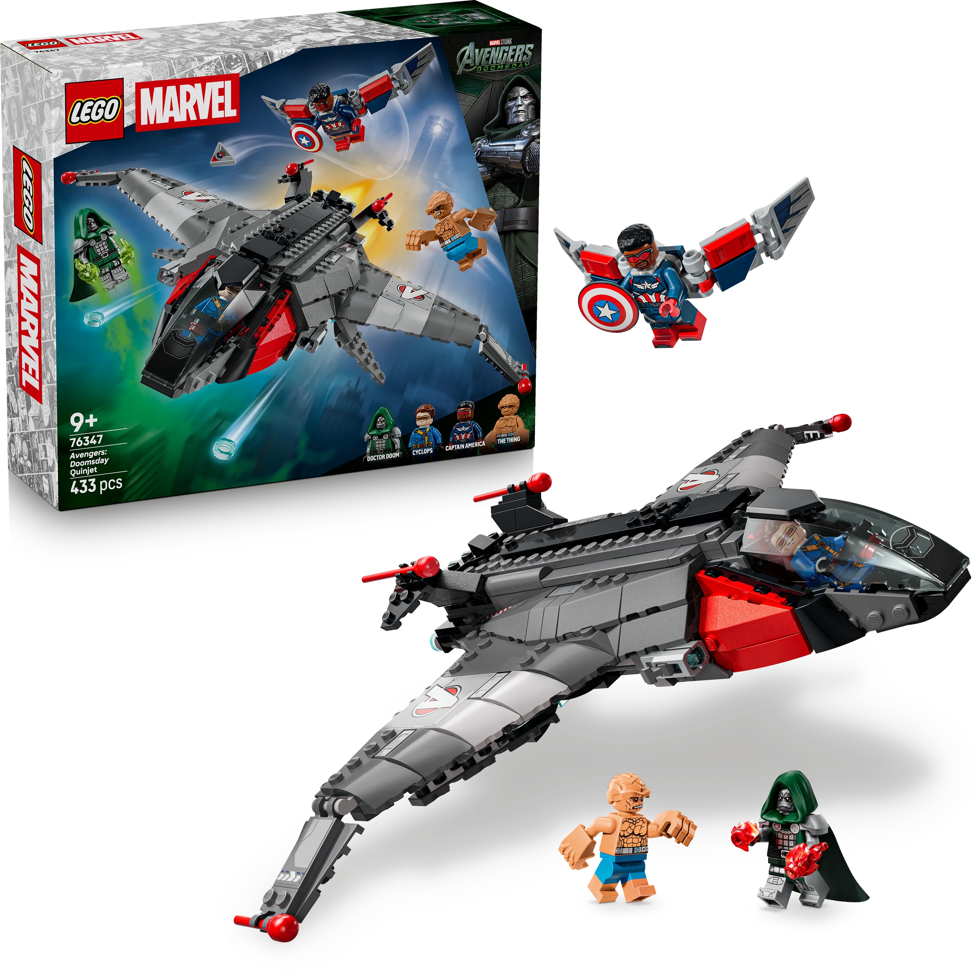 LEGO® ǀ Marvel 76347 Avengers: Doomsday Tryskáč Quinjet