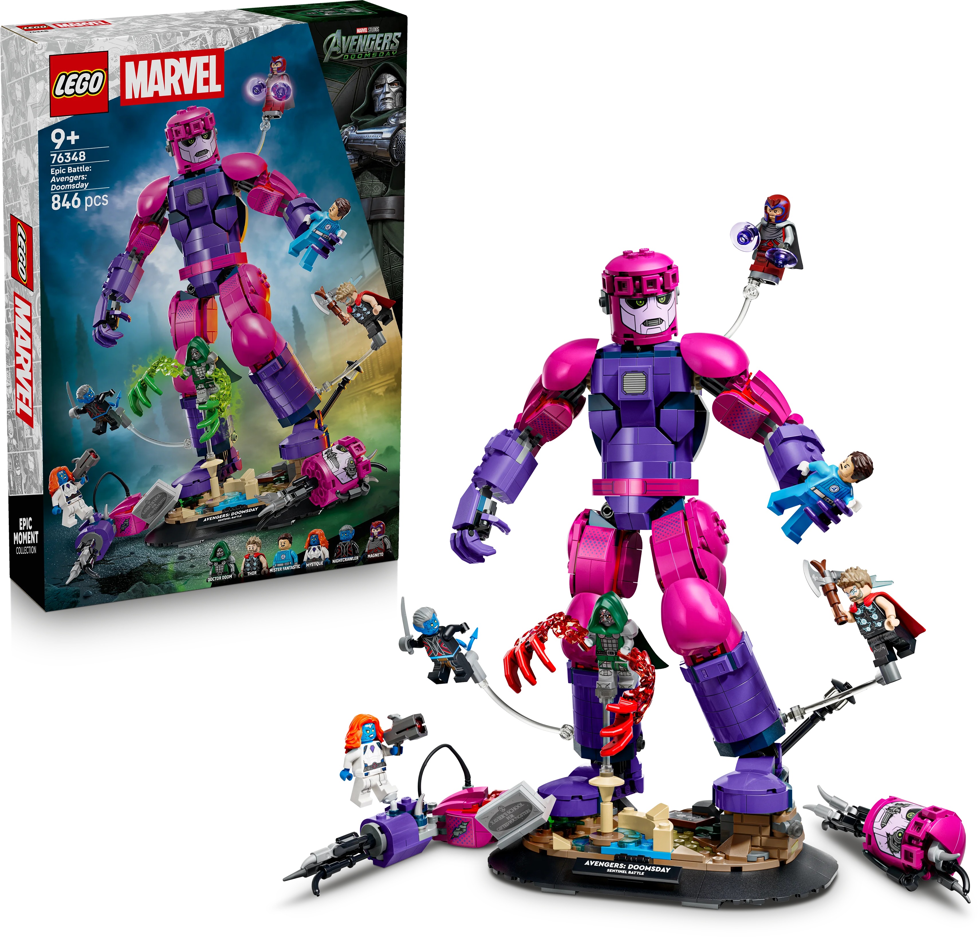 LEGO® ǀ Marvel 76348 Epický súboj: Avengers: Doomsday