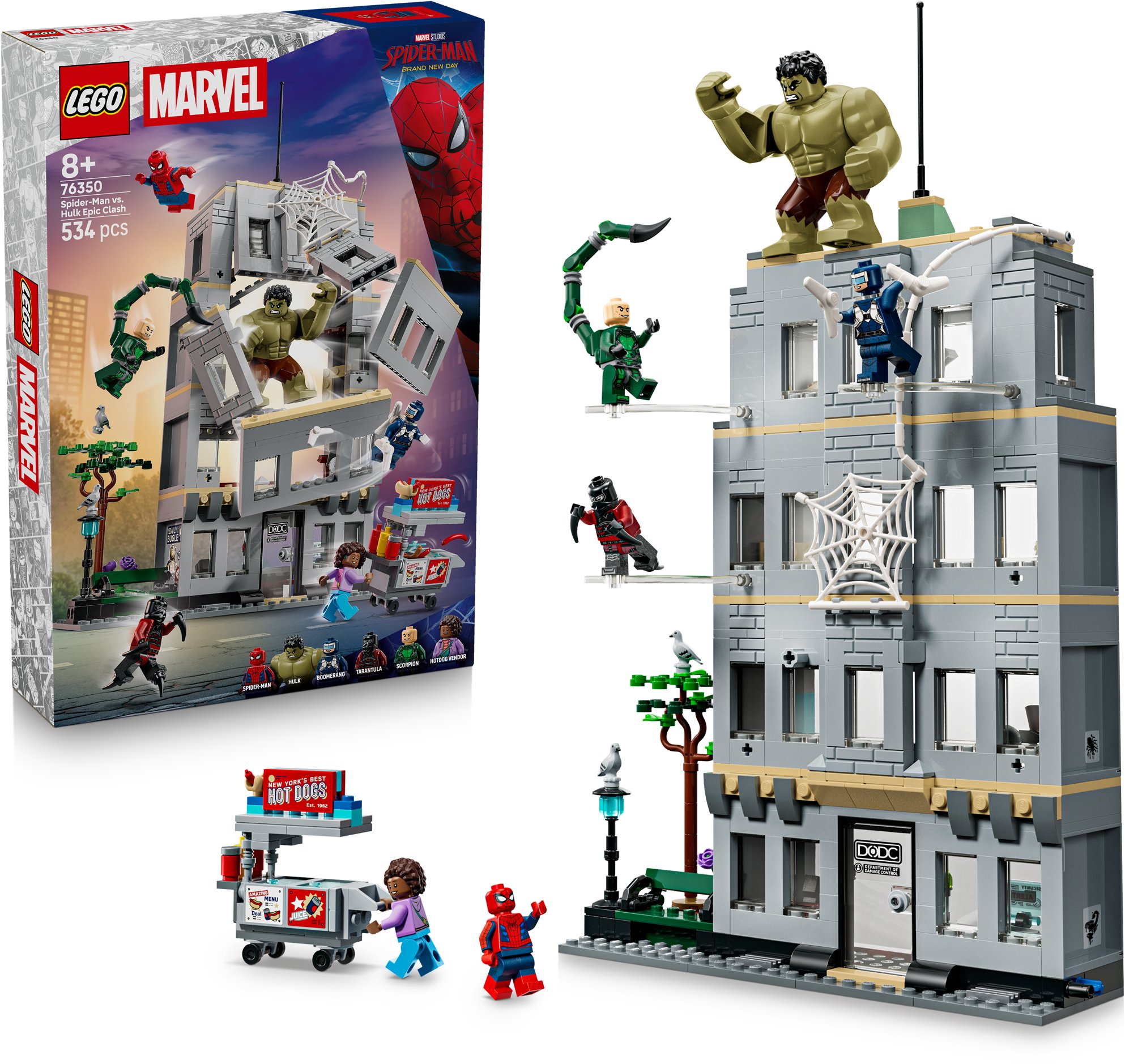 LEGO® ǀ Marvel 76350 Epický súboj: Spider-Man vs. Hulk