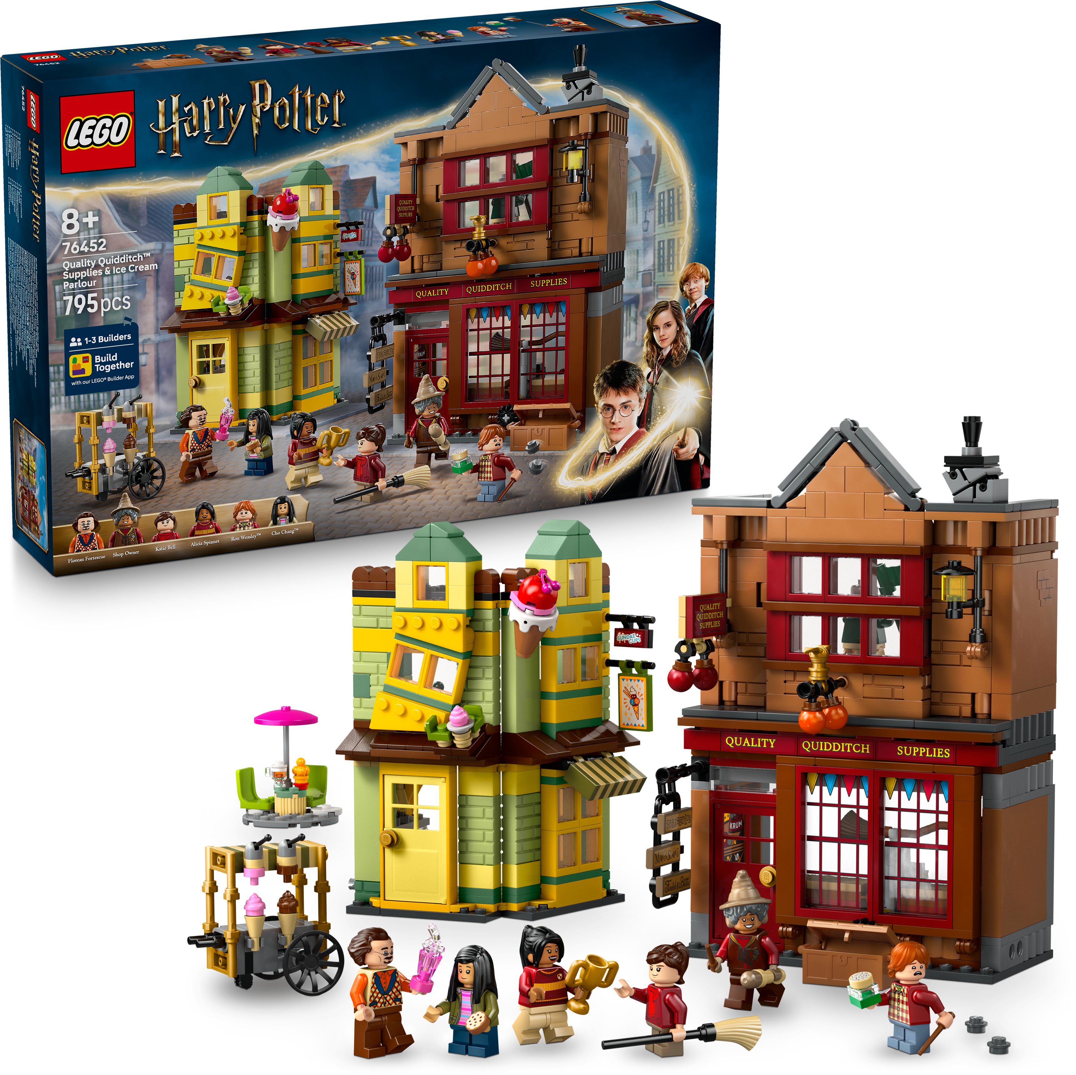 LEGO® Harry Potter™ 76452 Kvalitné metlobalové potreby a zmrzlináreň