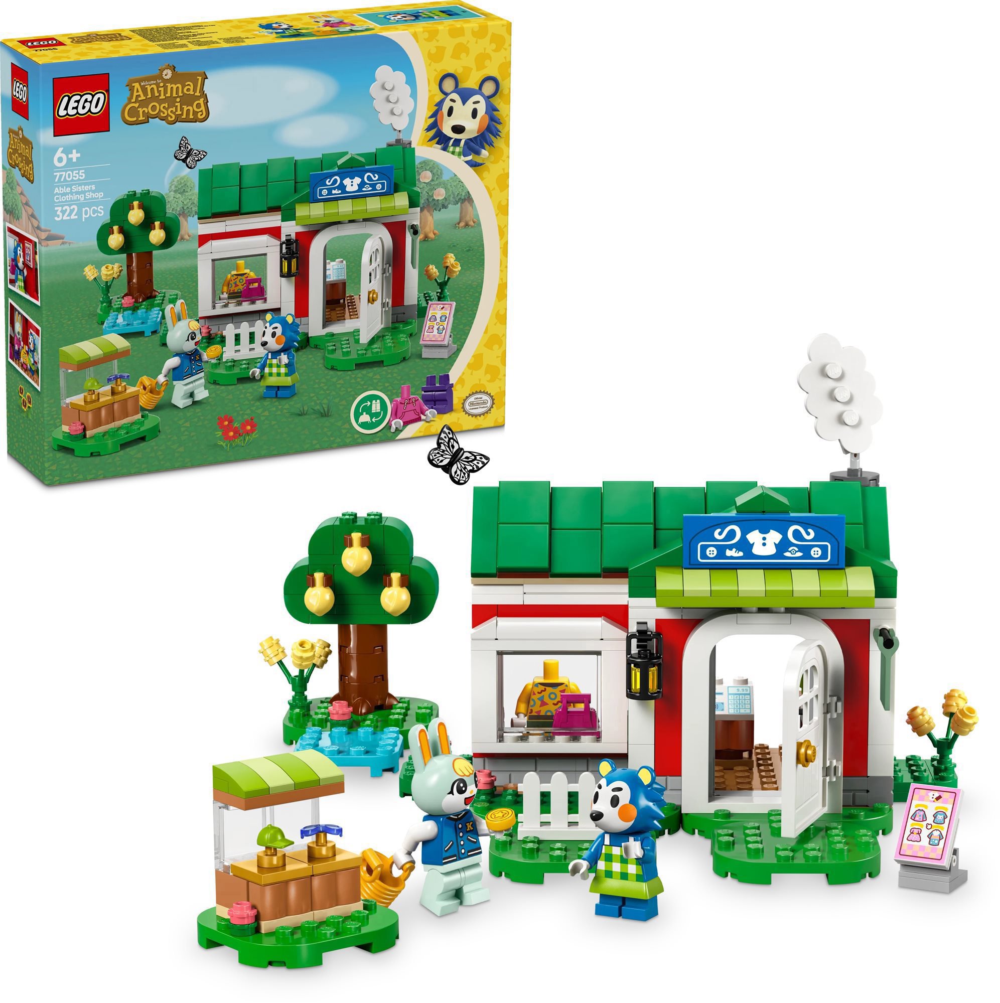 LEGO® Animal Crossing™ 77055 Obchod s oblečením Able Sisters