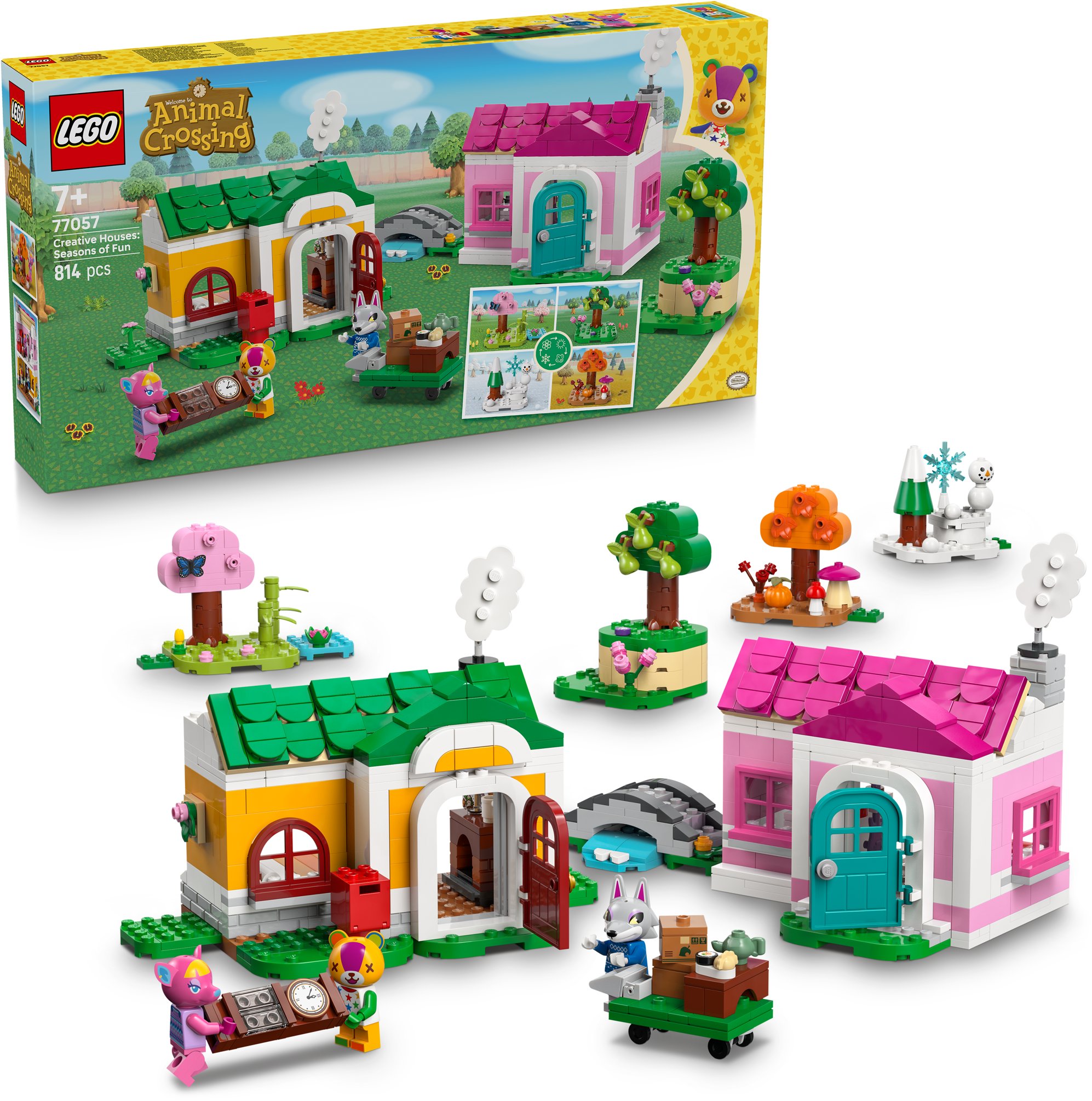 LEGO® Animal Crossing™ 77057 Tvorivé domčeky: Obdobia zábavy