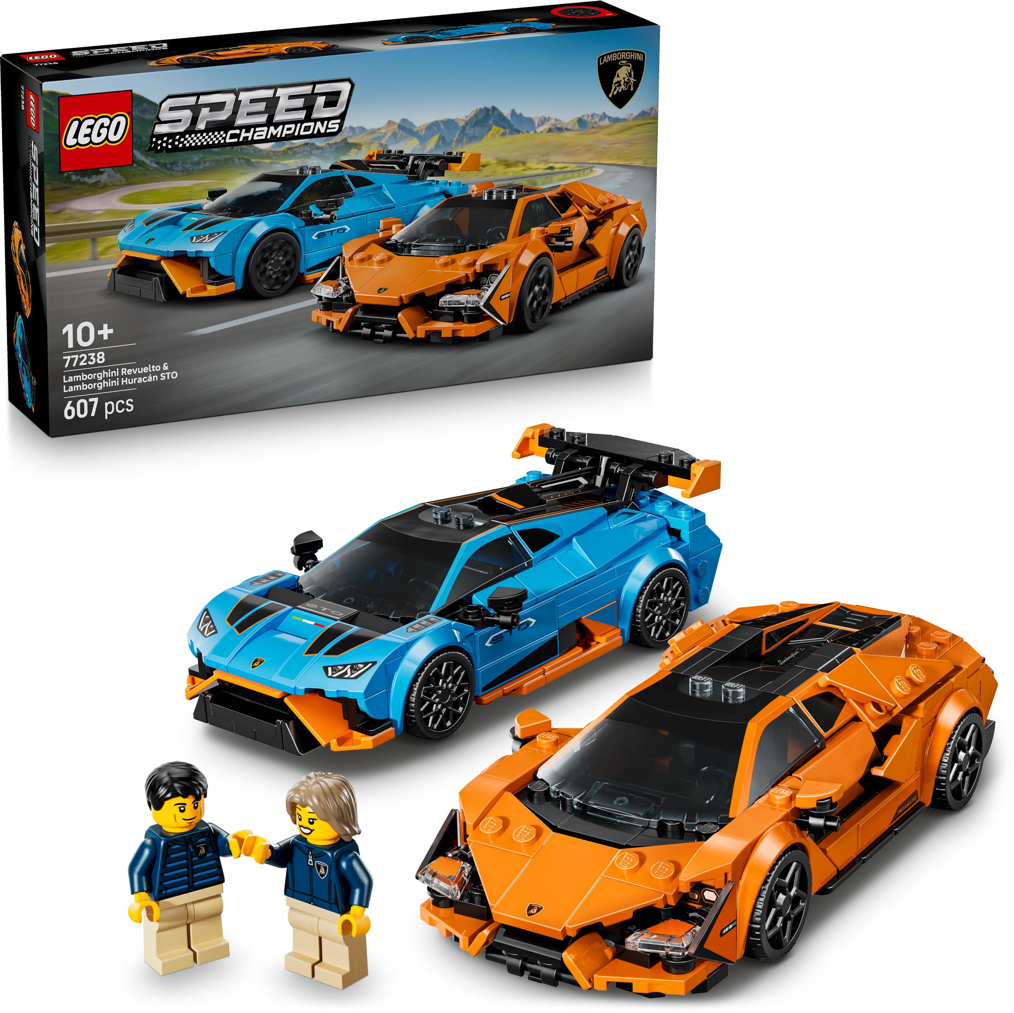 LEGO® Speed Champions 77238 Lamborghini Revuelto a Huracán STO