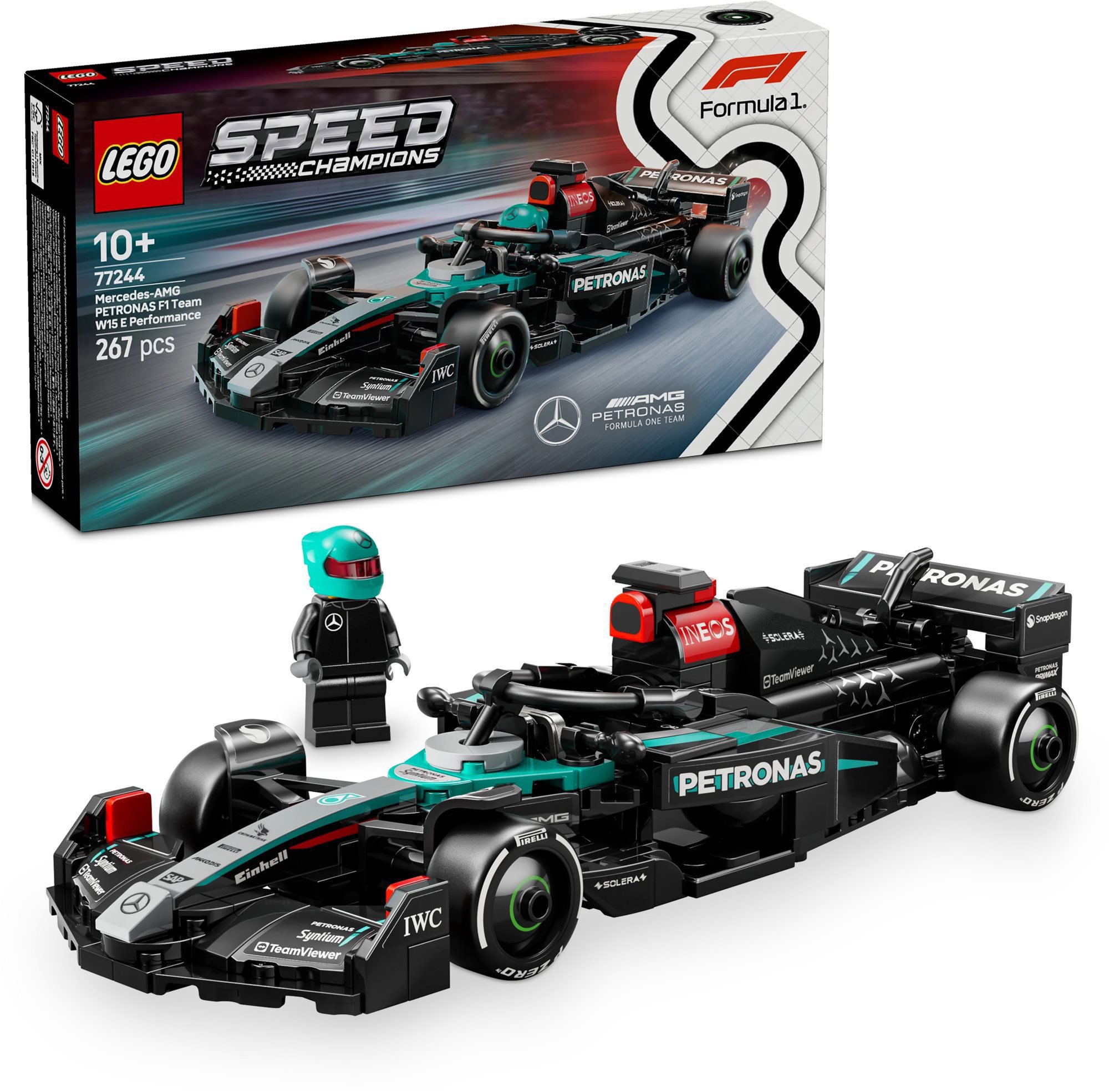 LEGO® Speed Champions 77244 Pretekárske auto Mercedes-AMG F1® W15