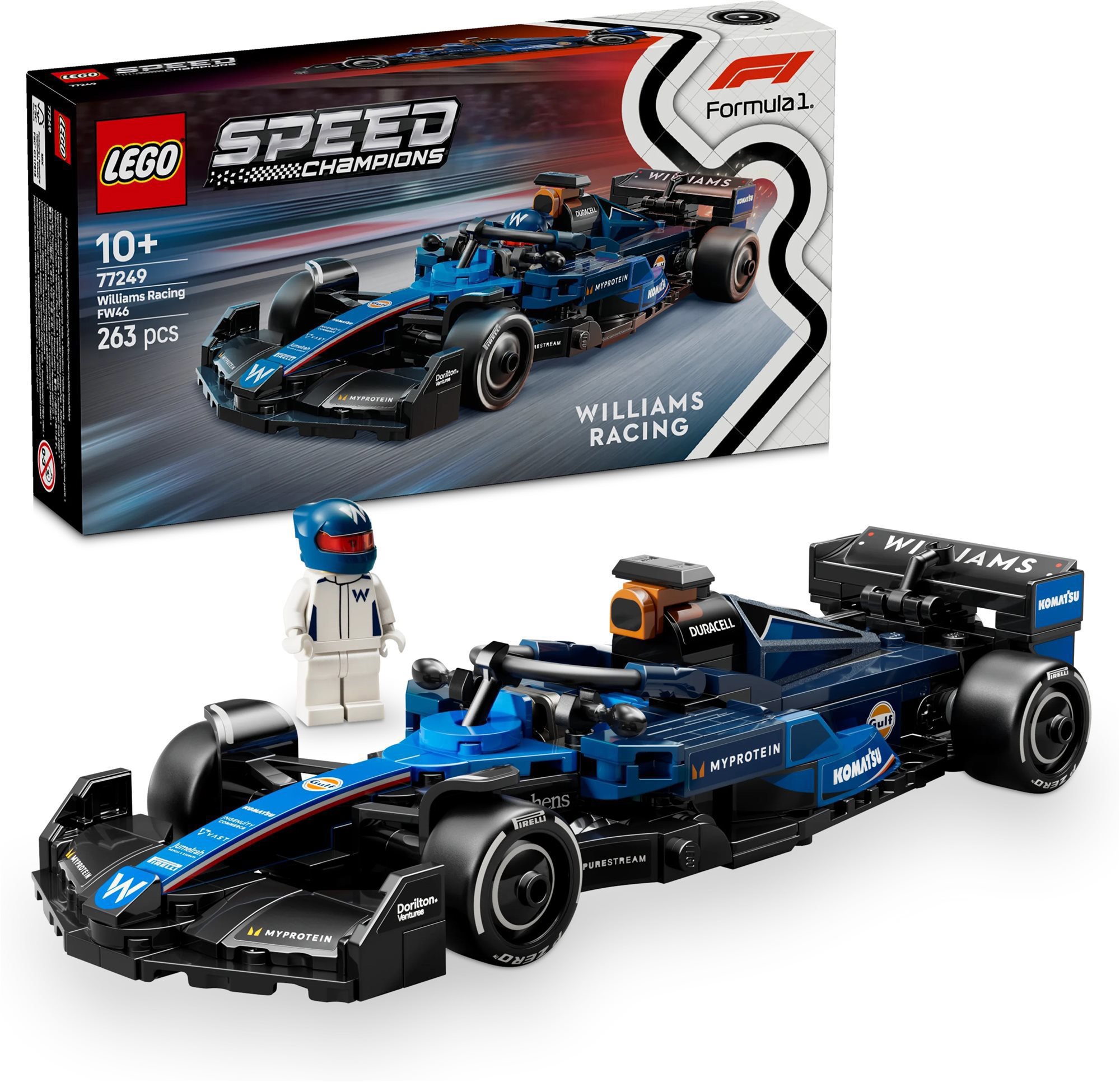 LEGO® Speed Champions 77249 Pretekárske auto Williams Racing FW46 F1®