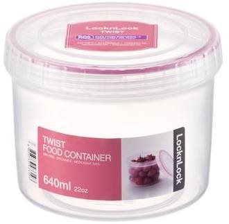 LOCK DÓZA NA POTRAVINY L&L TWIST OKRÚHLA 640 ML