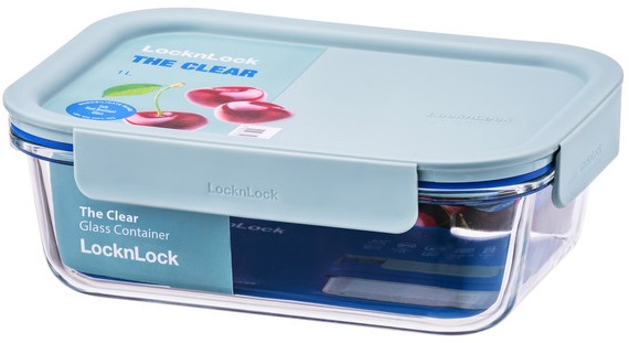 LocknLock „CLEAR“ obdĺžniková dóza 1 l mint