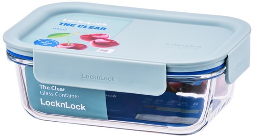 LocknLock „CLEAR“ obdĺžniková dóza 0,630 l mint