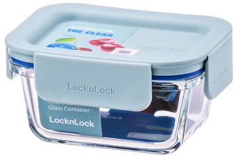 LocknLock „CLEAR“ obdĺžniková dóza 0,16 l mint
