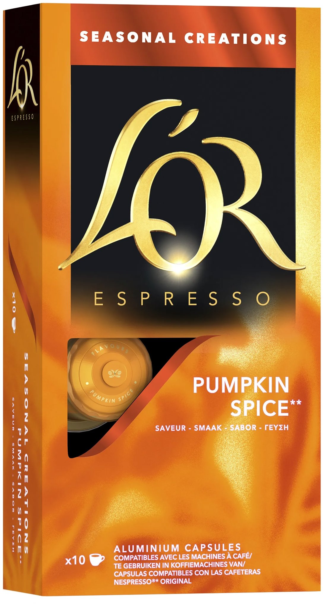 L´OR Espresso Pumpkin Spice 10 ks kapsúl pre Nespresso®* Original kávovary