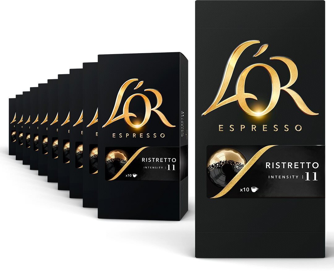 L'OR KARTON 10× Ristretto 10 ks kapsuly