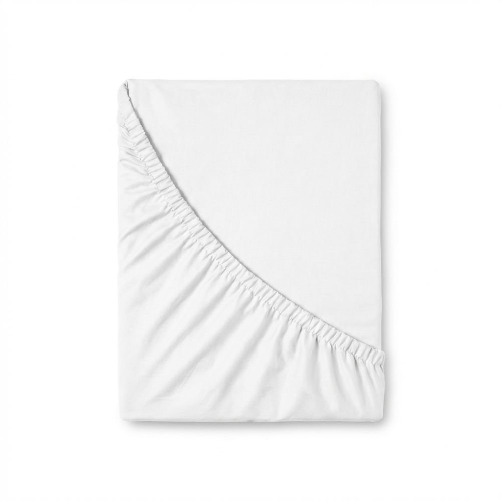 Kvalitex Jersey plachta na posteľ biela 200 × 200 cm