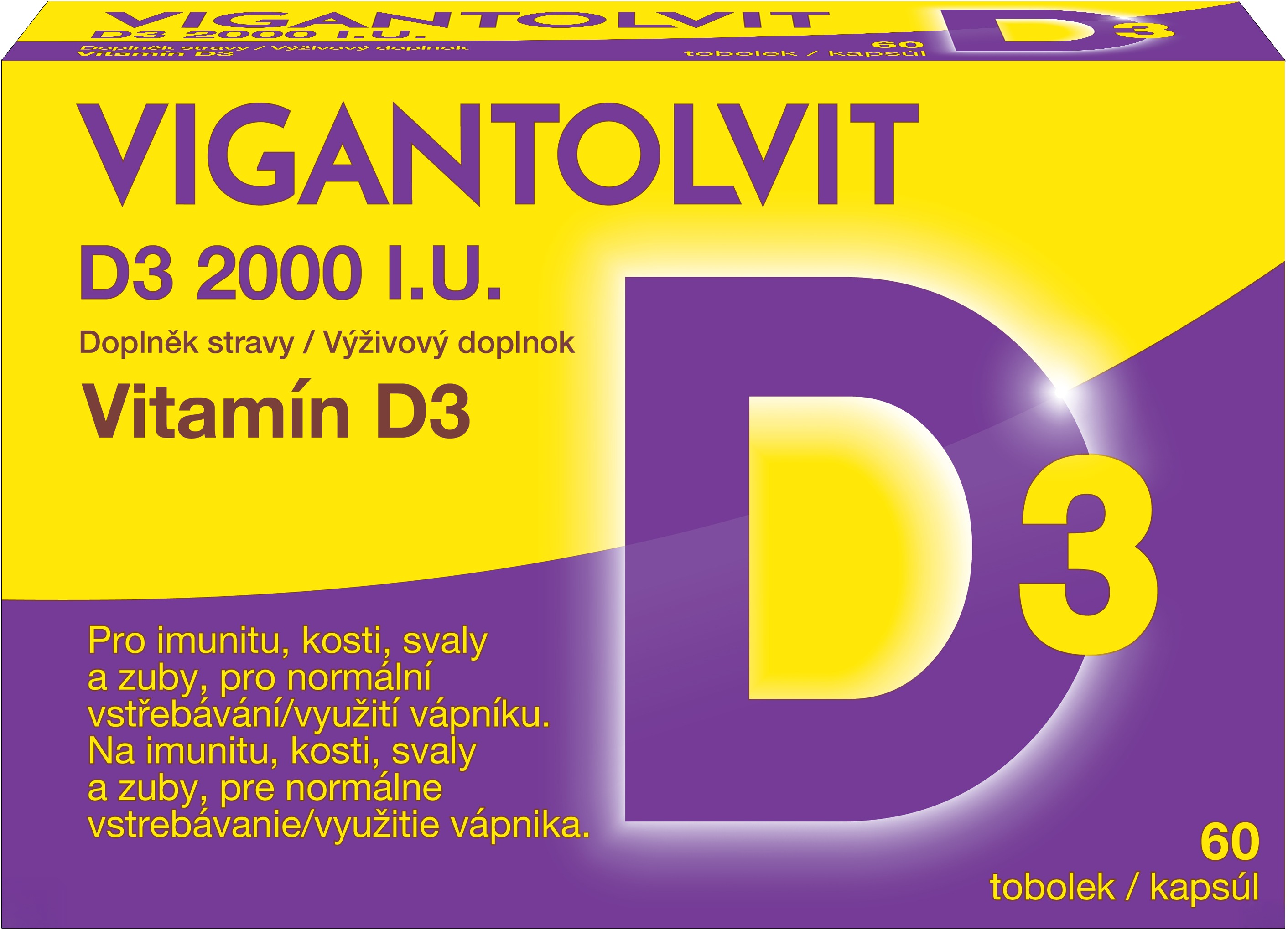 VIGANTOLVIT D3 2000 I.U. 60 kapsúl