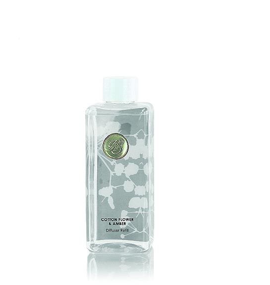 Ashleigh & Burwood Náhradná náplň do difuzéra COTTON FLOWER & AMBER IN BLOOM GREY, 150 ml