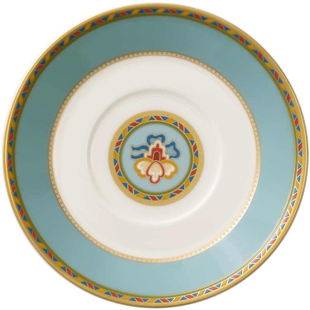 VILLEROY & BOCH SAMARKAND AQUAMARIN Tanierik k šálke na Espresso