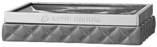 LENE BJERRE PORTIA sivá – strieborná, 13 cm