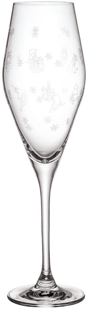 VILLEROY & BOCH Toy's Delight vianočný pohár, na šampanské 2 ks