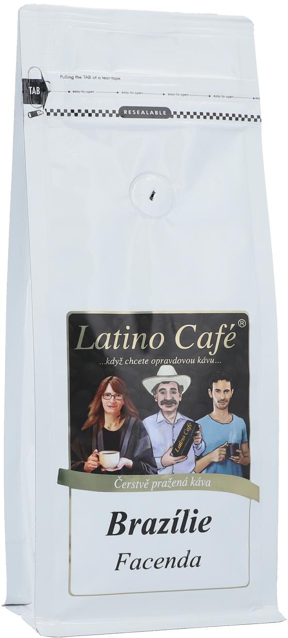 Latino Café Káva Brazília Facenda, mletá 200 g