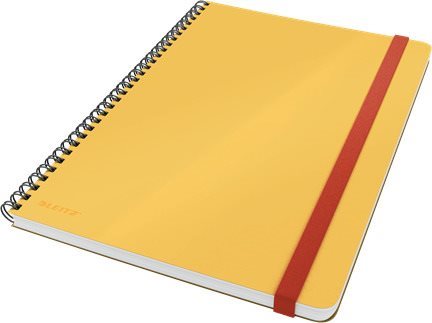 Leitz Cosy B5, linajkový, žltý