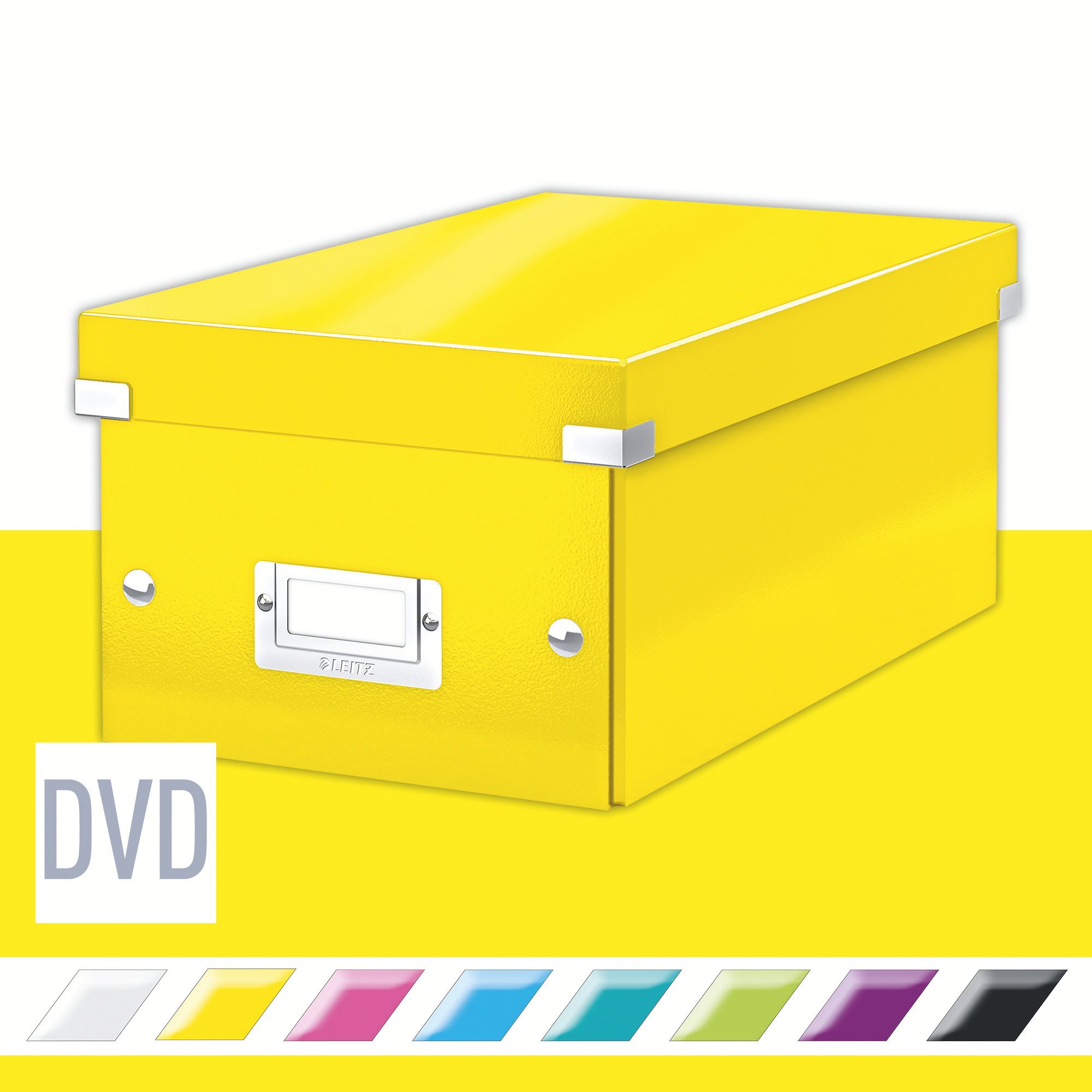 Leitz WOW Click & Store DVD 20,6 x 14,7 x 35,2 cm, žltá