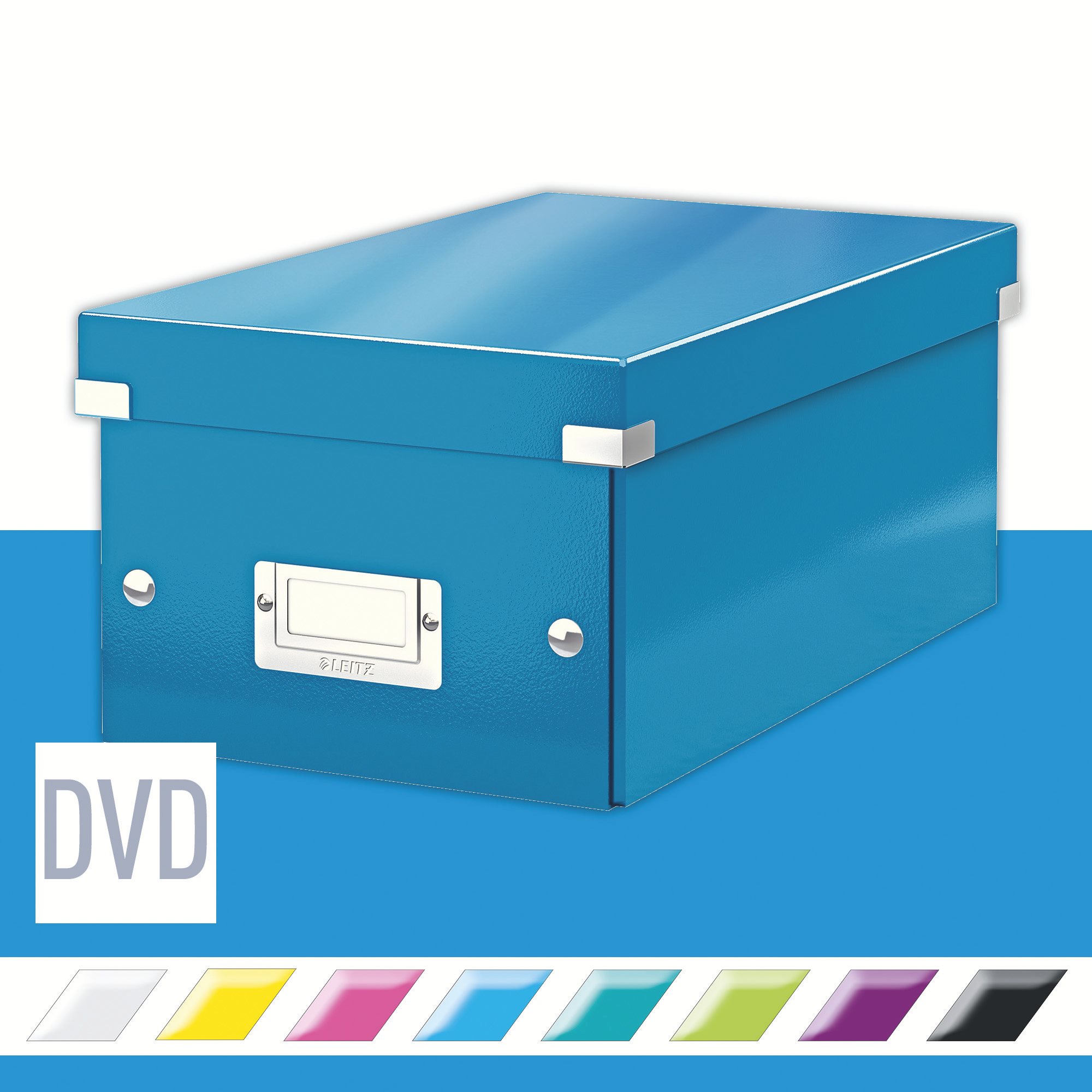 Leitz WOW Click & Store DVD 20,6 x 14,7 x 35,2 cm, modrá