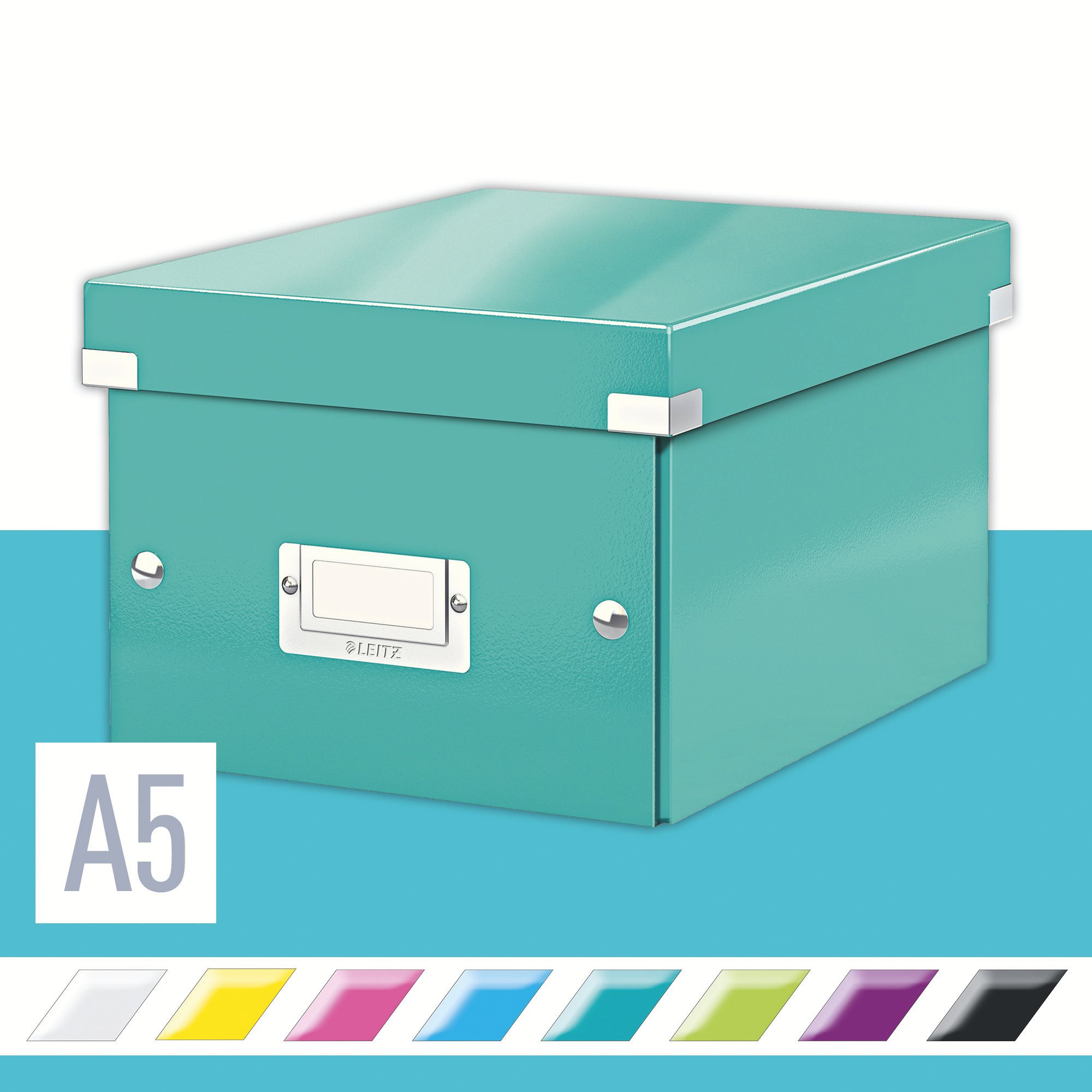 Leitz WOW Click & Store A5 22 x 16 x 28,2 cm, ľadovo modrá