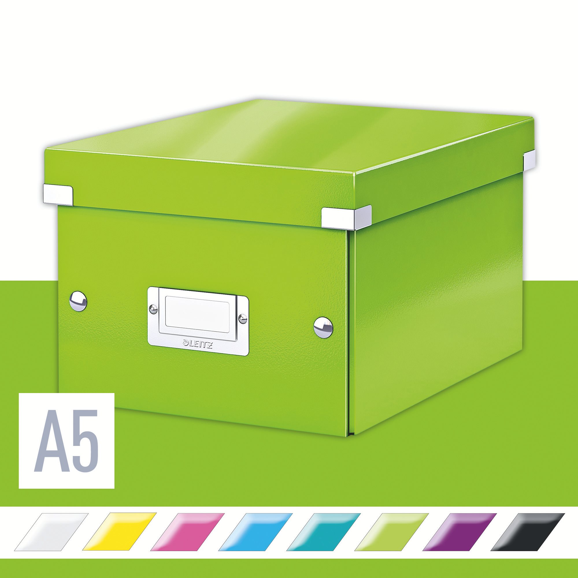 Leitz WOW Click & Store A5 22 x 16 x 28,2 cm, zelená