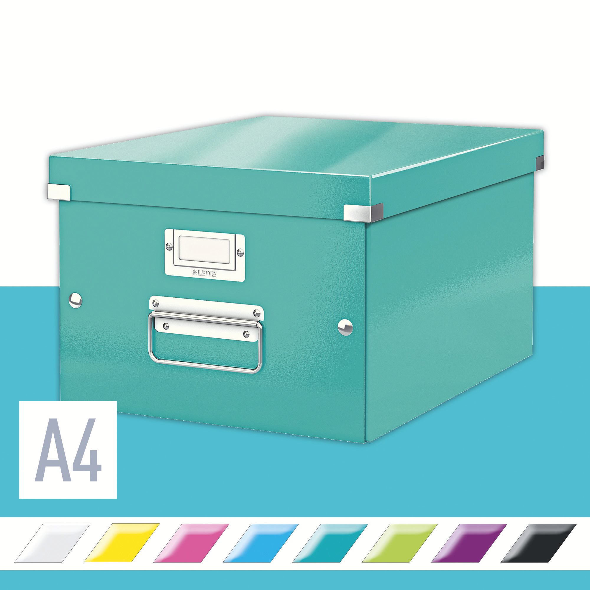 Leitz WOW Click & Store A4 28,1 x 20 x 37 cm, ľadovo modrá